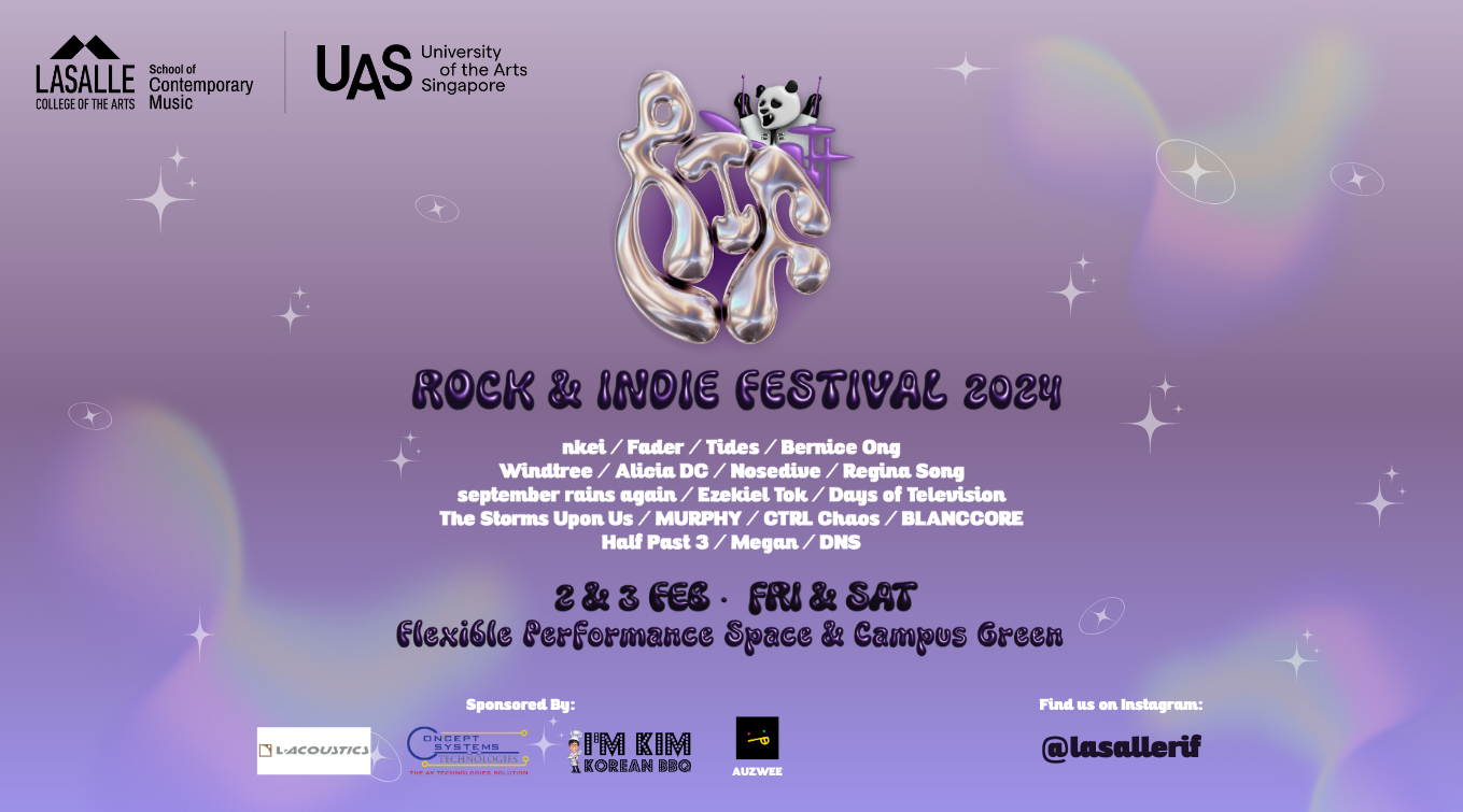 Rock & Indie Festival (RIF) 2024 | LASALLE College of the Arts